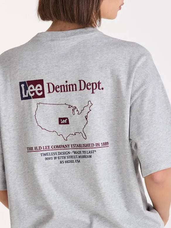 Lee Map Dept Boxy Tee