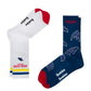 Footies Adelaide Crows Mascot Sneaker Socks 2pk