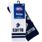 Footies Carlton Blues Mascot Sneaker Socks 2pk