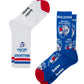 Footies Western Bulldogs Mascot Sneaker Socks 2pk