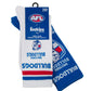 Footies Western Bulldogs Mascot Sneaker Socks 2pk