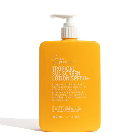 We Are Feel Good Inc Tropical Sunscreen Lotion SPF50 400ml