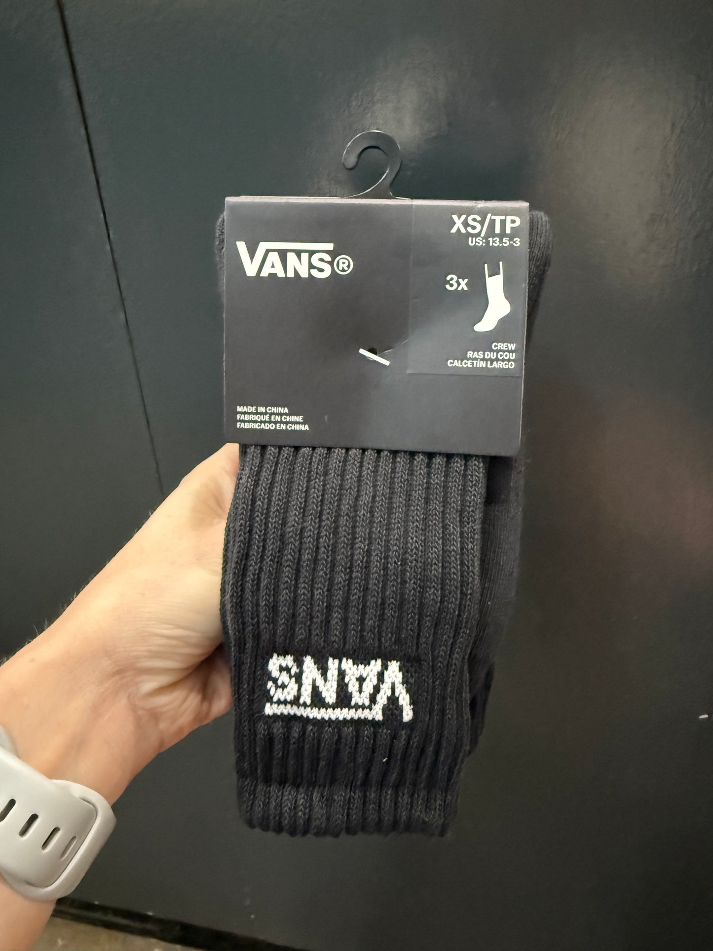 Vans Classic Crew Pk3 Socks
