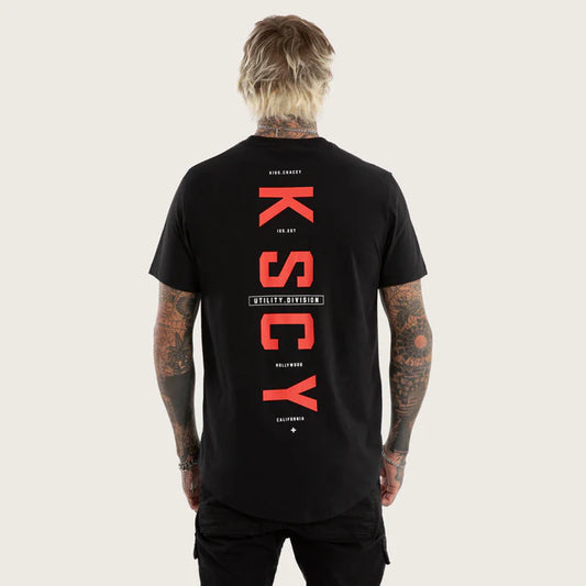 Kiss Chacey Stamp Dual Curved Tee