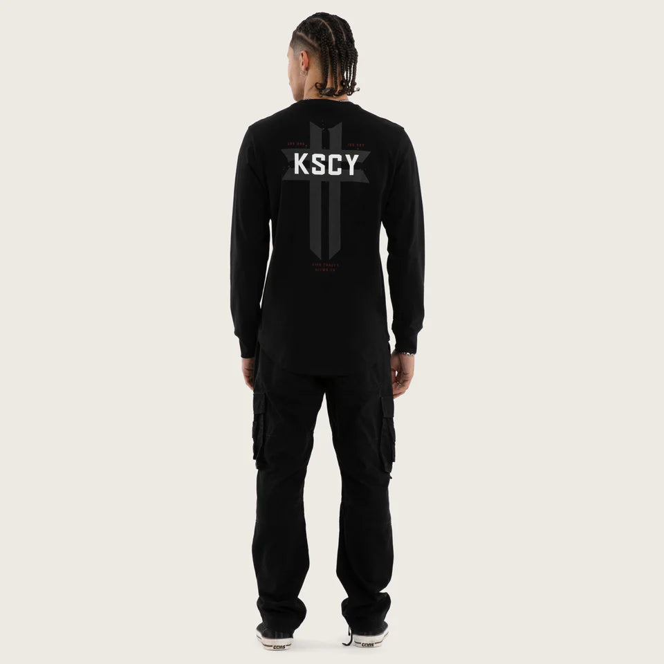 Kiss Chacey Mortal Cape Back LS Tee
