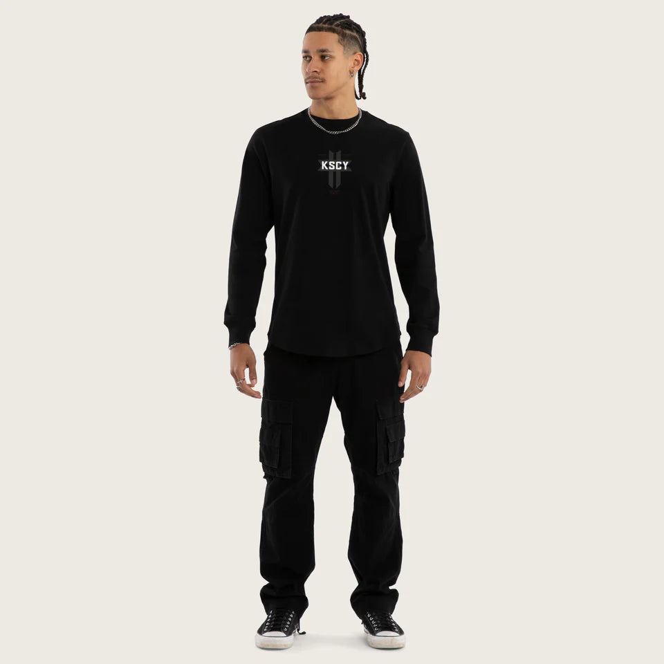 Kiss Chacey Mortal Cape Back LS Tee