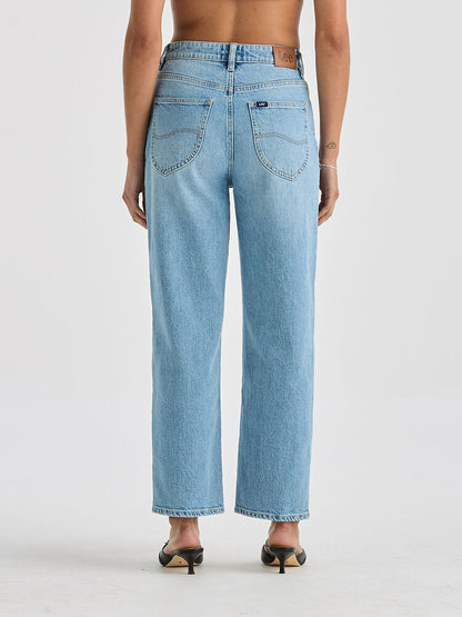 Lee High Straight Crop Skyline Jeans