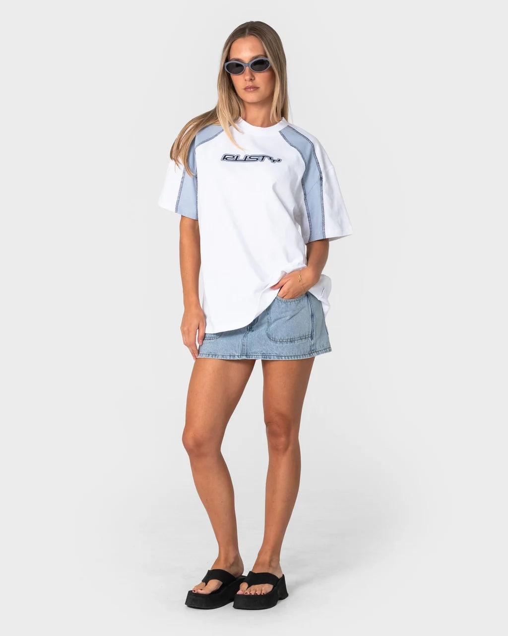 Rusty Wavers Tide Oversized Short Sleeve Tee