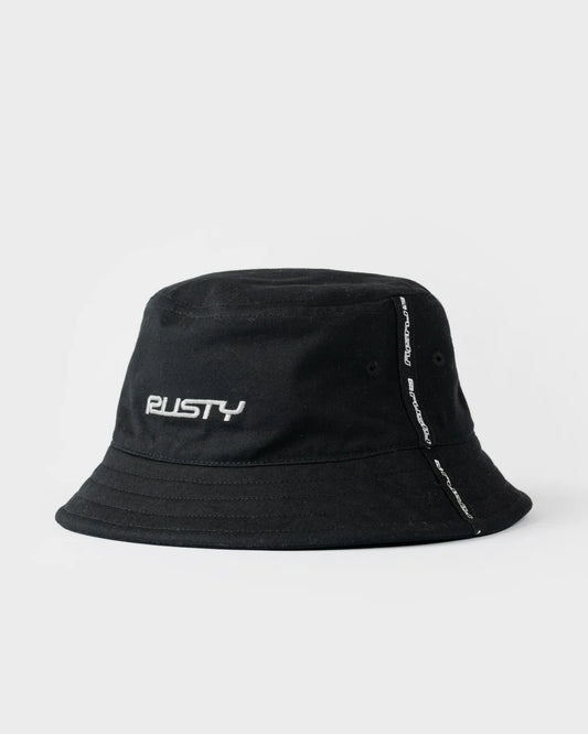 Rusty Black List Reversible Bucket Hat