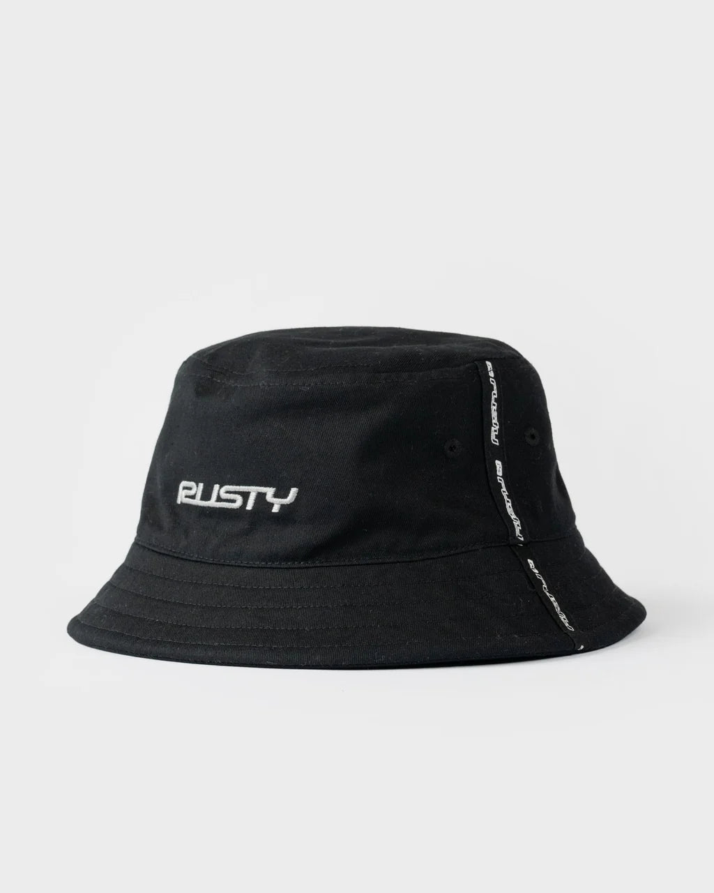 Rusty Black List Reversible Bucket Hat