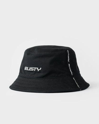 Rusty Black List Reversible Bucket Hat