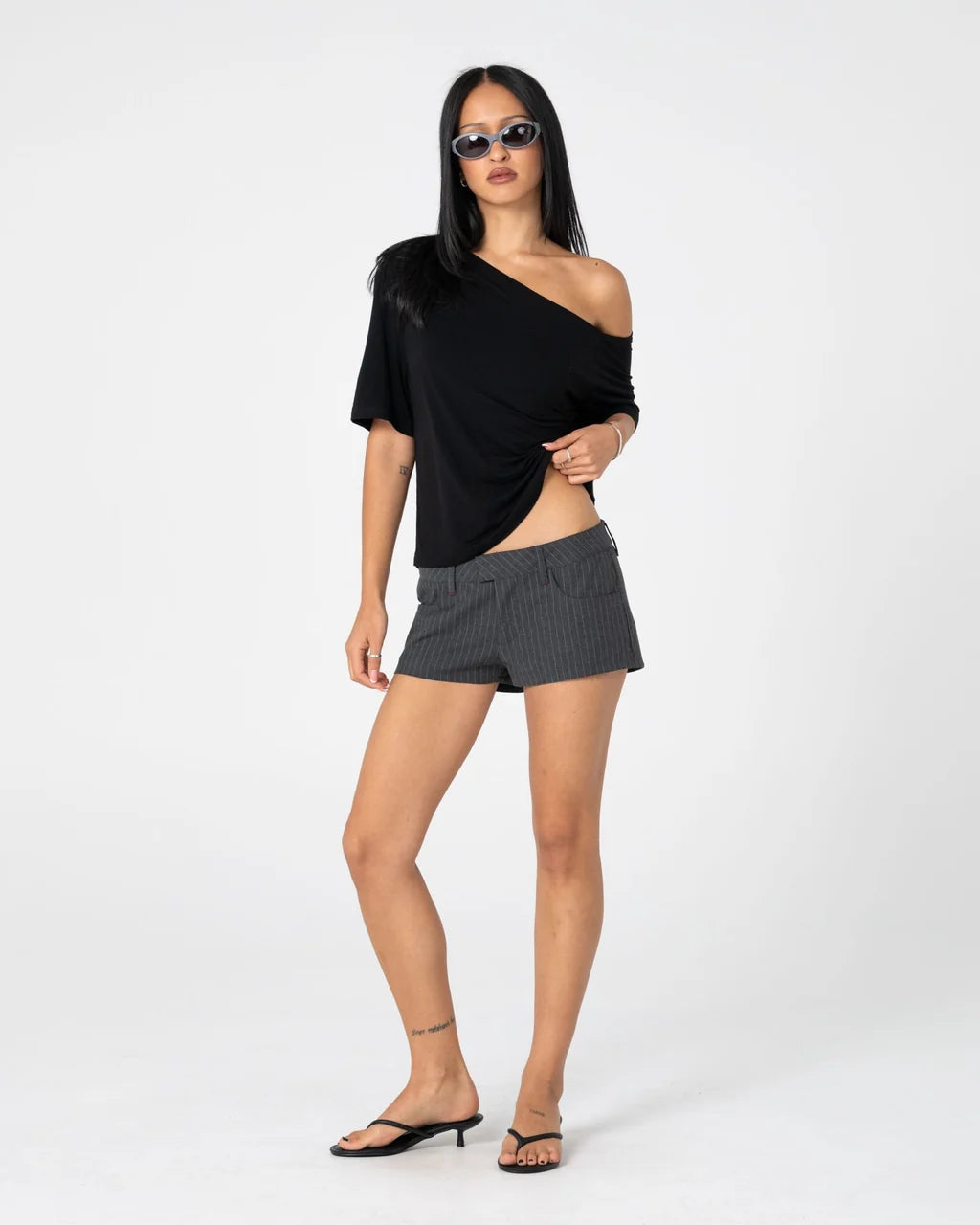Rusty Sally Slouth Off Shoulder Tee
