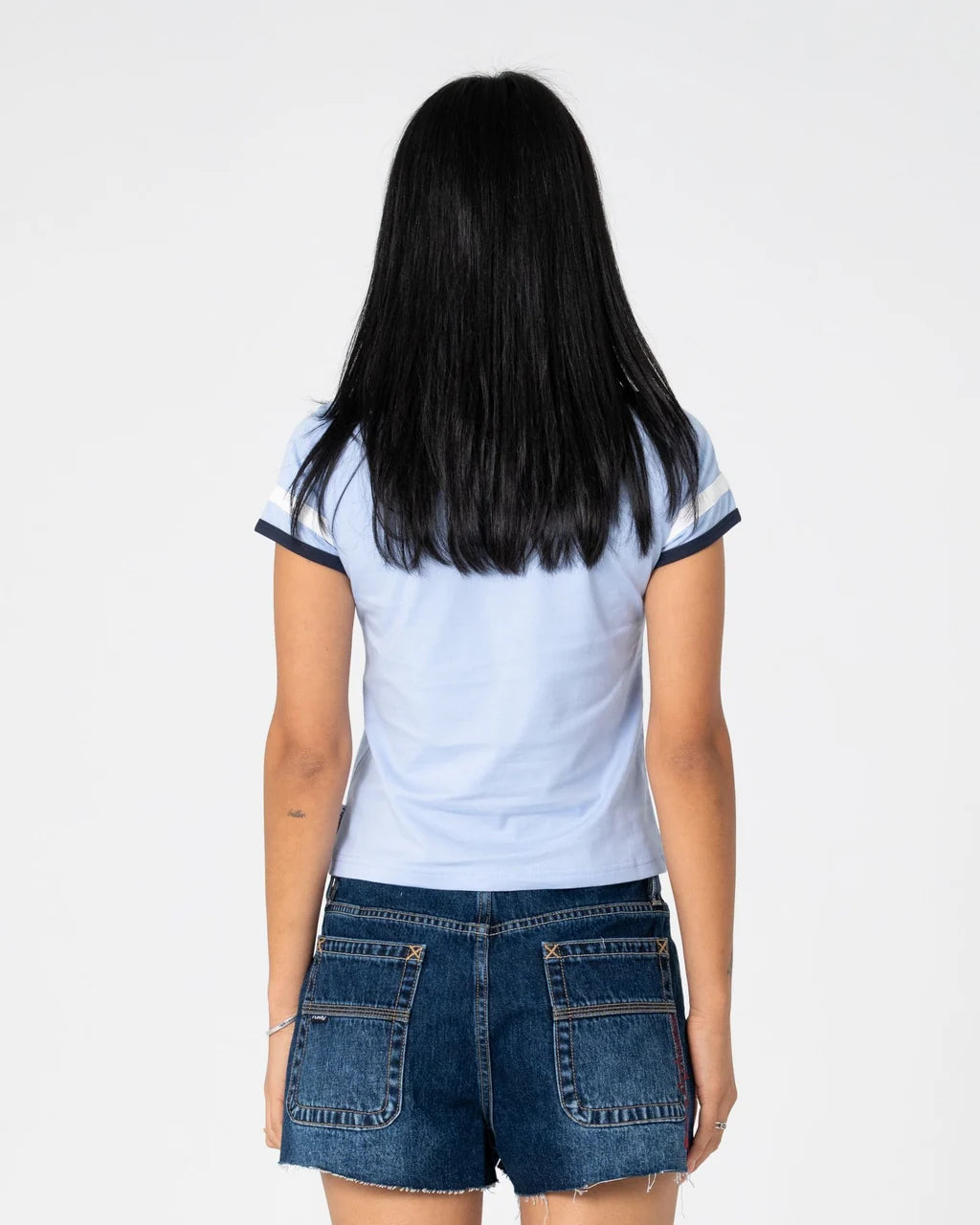 Rusty Billie Stripe Baby Tee