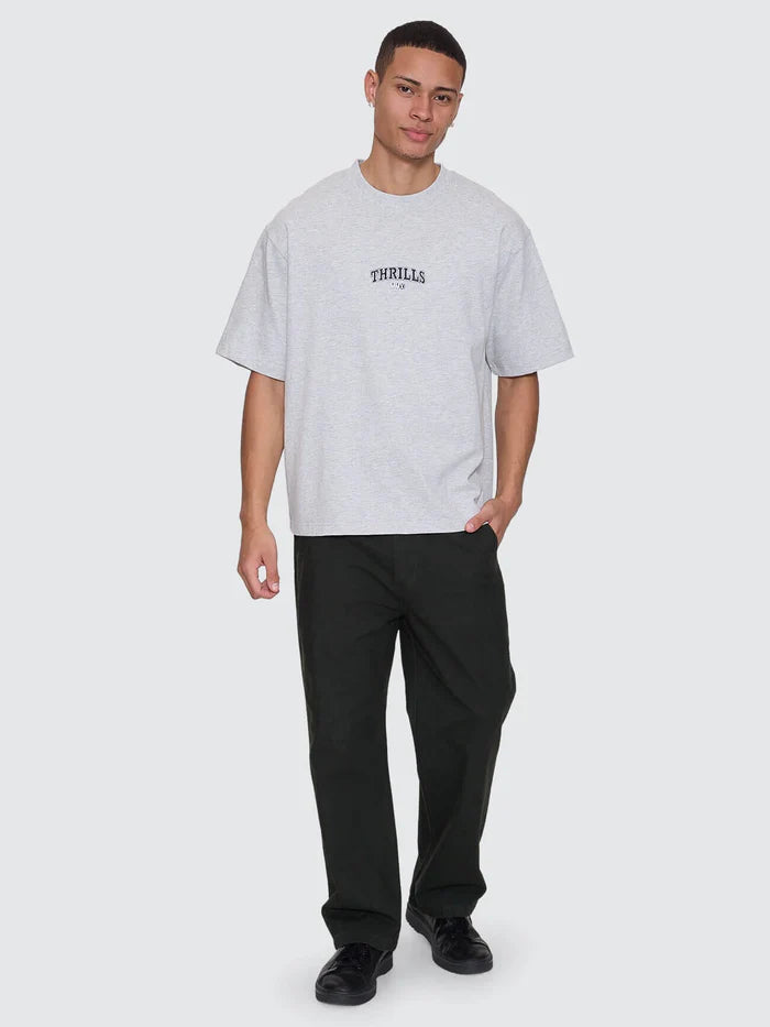 Thrills Victory Embro Box Fit Oversized Croppe Tee