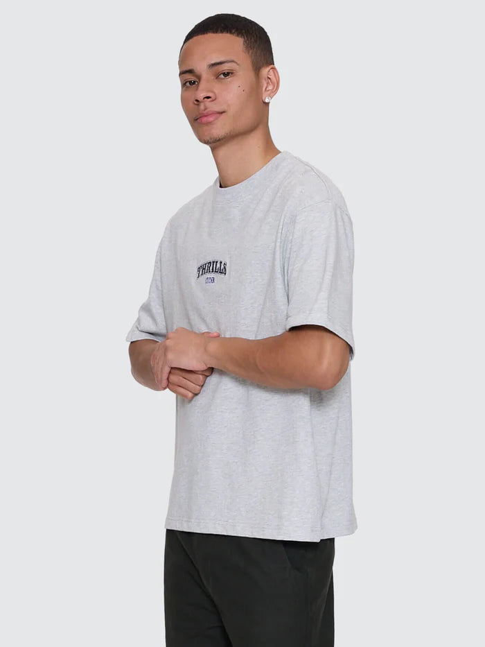 Thrills Victory Embro Box Fit Oversized Croppe Tee