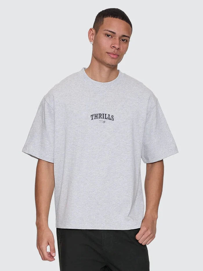 Thrills Victory Embro Box Fit Oversized Croppe Tee