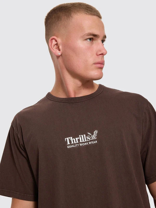 Thrills Workwear Embro Merch Tee