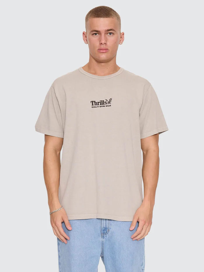 Thrills Workwear Embro Merch Tee
