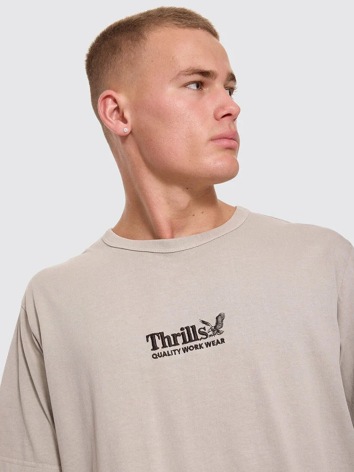 Thrills Workwear Embro Merch Tee