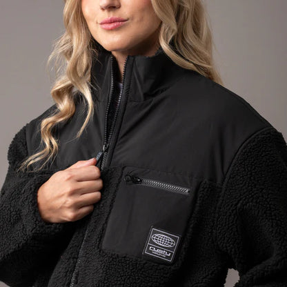 Rusty Tonal Division Full Zip Polar Fleece