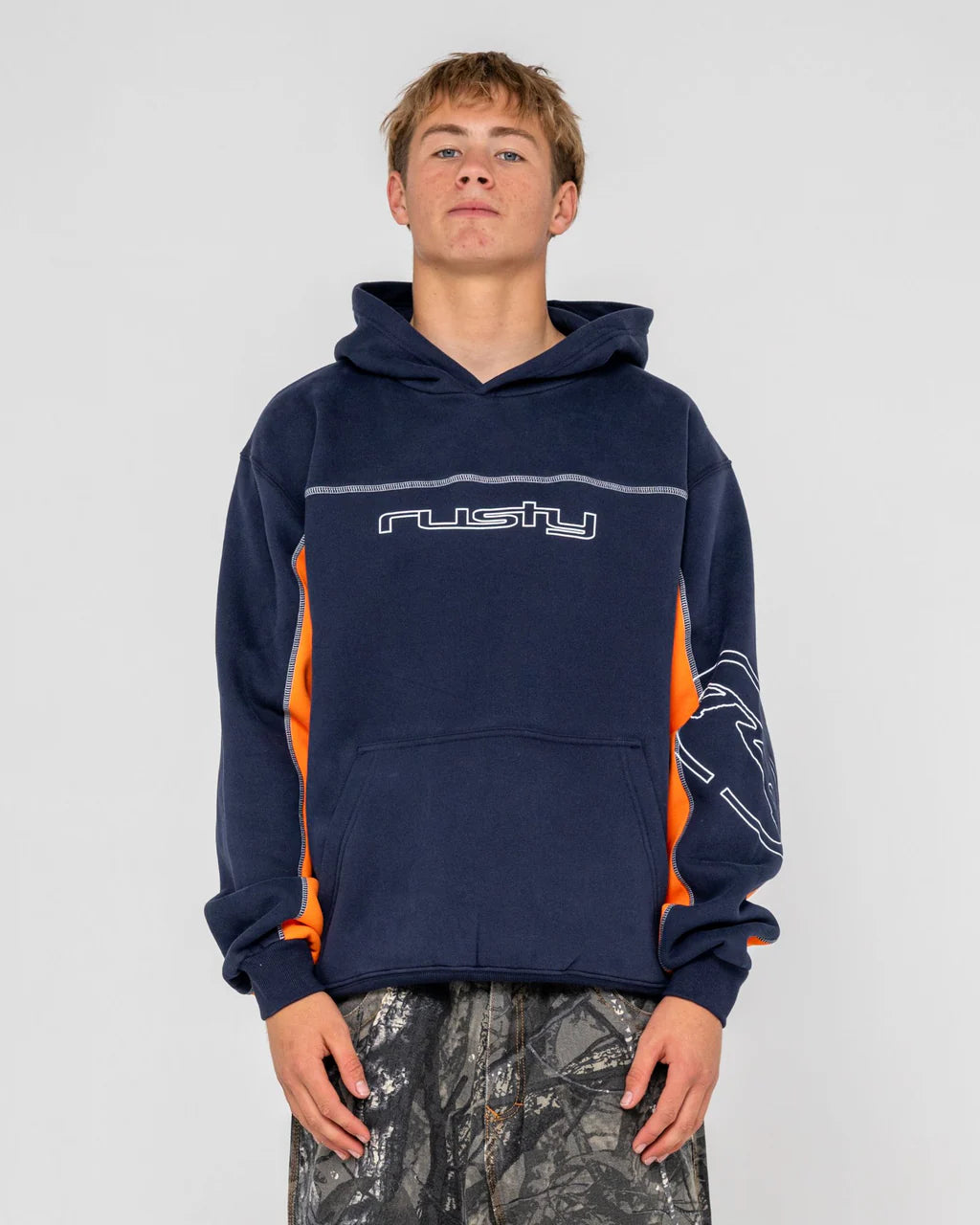 Rusty Titan Hooded Fleece Hoodie