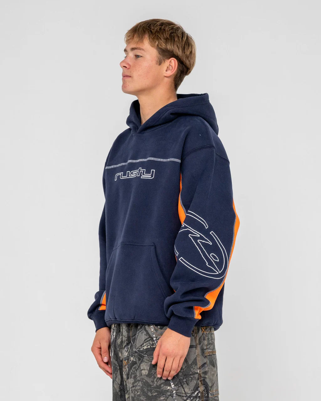 Rusty Titan Hooded Fleece Hoodie
