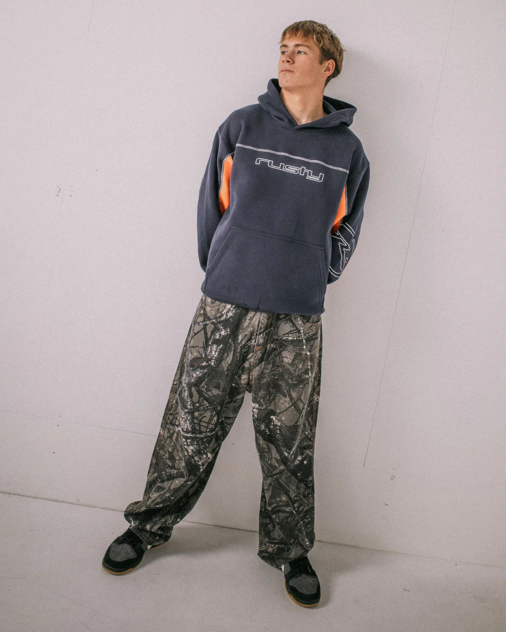 Rusty Titan Hooded Fleece Hoodie