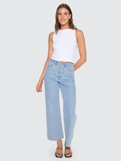 Thrills Holly High Rise Stretch Wide Jean