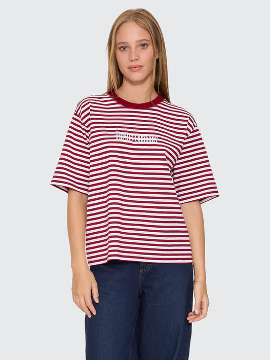 Thrills Co Primitive Stripe Square Tee
