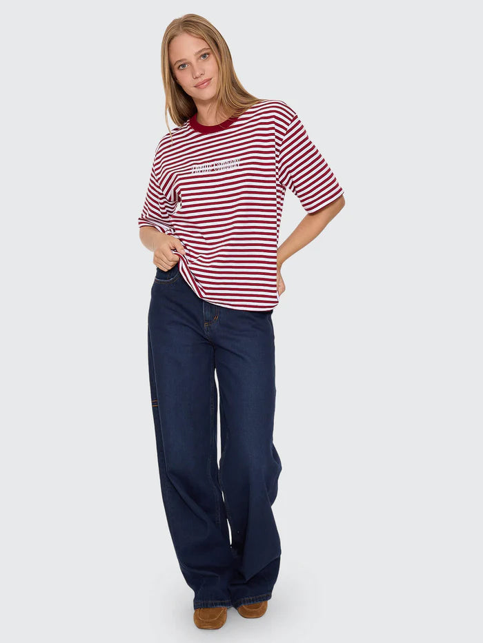Thrills Co Primitive Stripe Square Tee