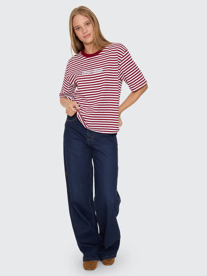 Thrills Co Primitive Stripe Square Tee