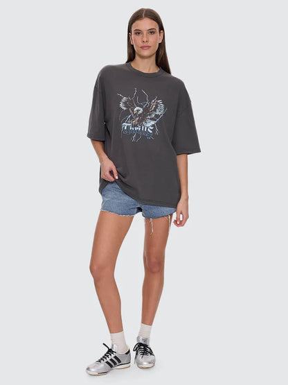 Thrills Run For The Hills Oversized Tee