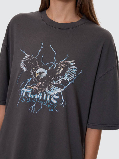 Thrills Run For The Hills Oversized Tee