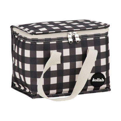 Kollab Lunch Bag Black Check