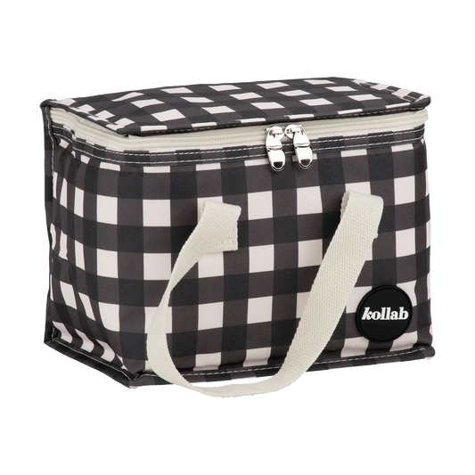 Kollab Lunch Bag Black Check