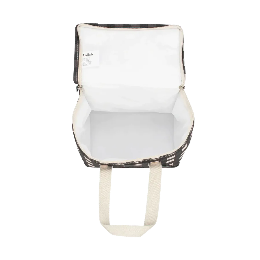 Kollab Lunch Bag Black Check