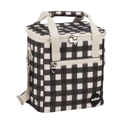 Kollab Mini Cooler Black Check