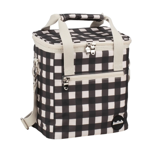 Kollab Mini Cooler Black Check