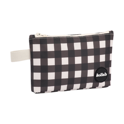 Kollab Mini Pouch Black Check
