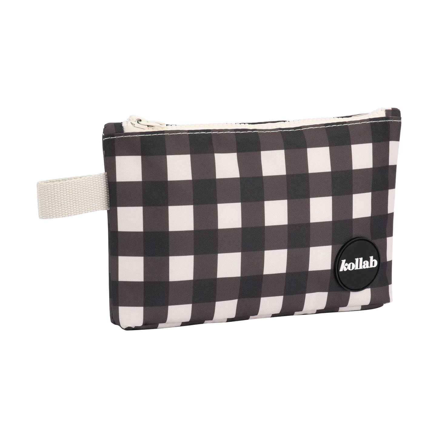 Kollab Mini Pouch Black Check