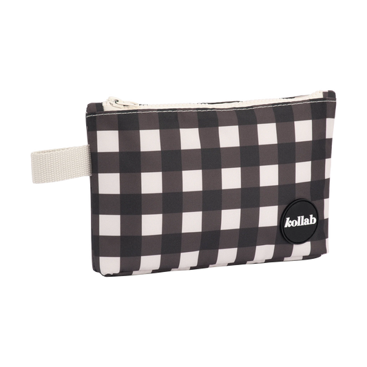 Kollab Mini Pouch Black Check