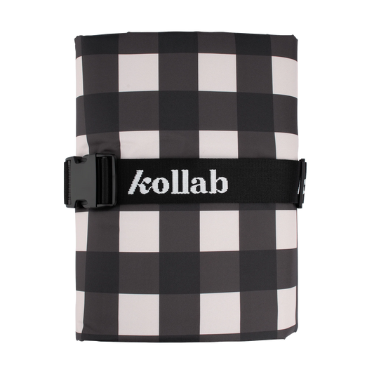 Kollab Picnic Mat Black Check