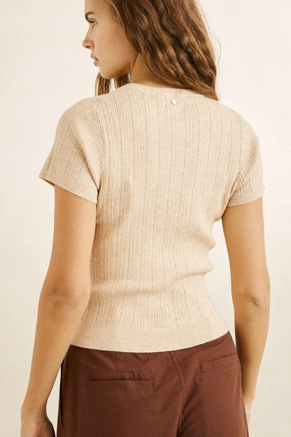 Rhythm Dana Short Sleeve Cardigan