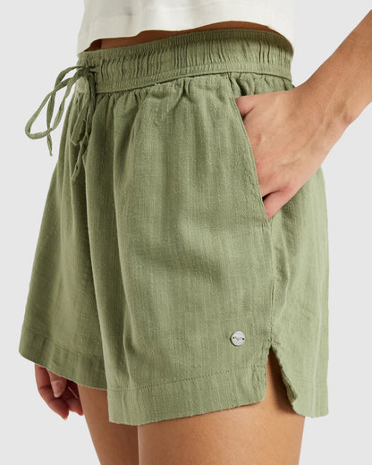 Roxy Lekeitio Break Slub Mid Short