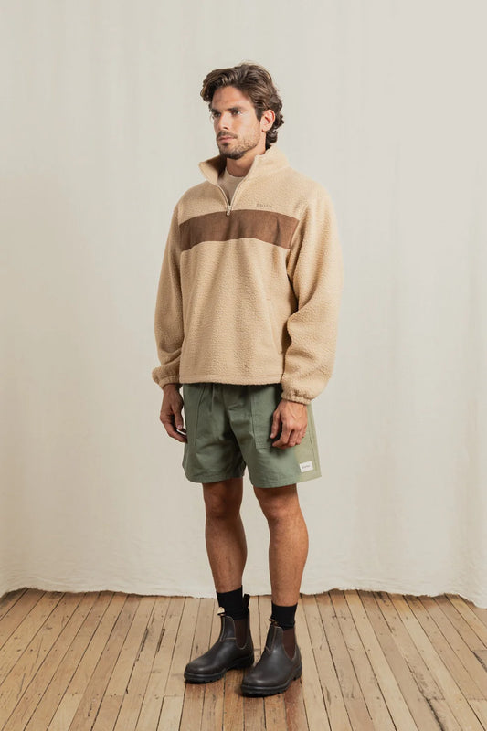 Rhythm Essential Quarter Zip Jumper
