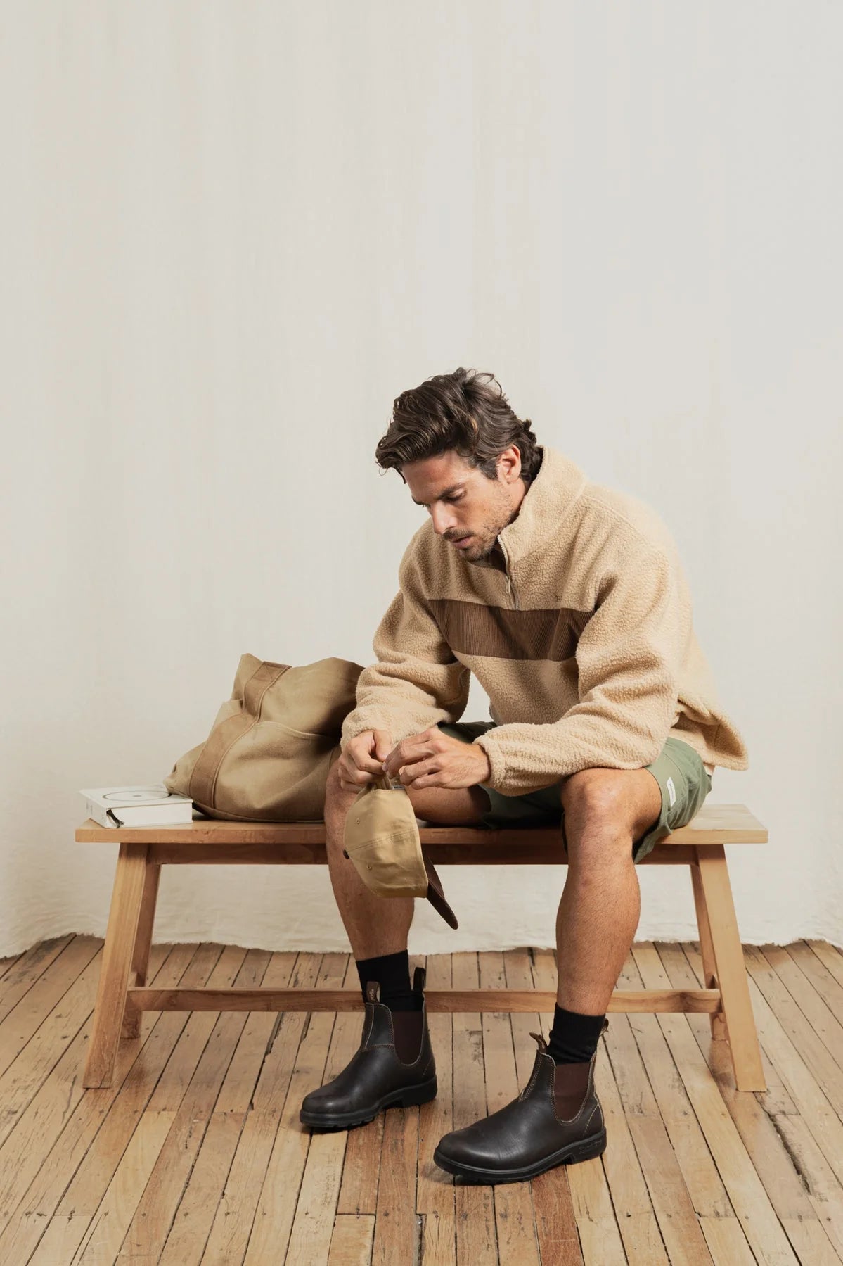Rhythm Essential Quarter Zip Jumper