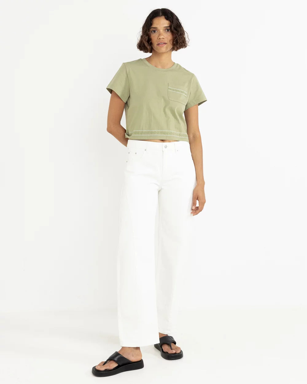 Rhythm LowRise Barrel Denim Pants