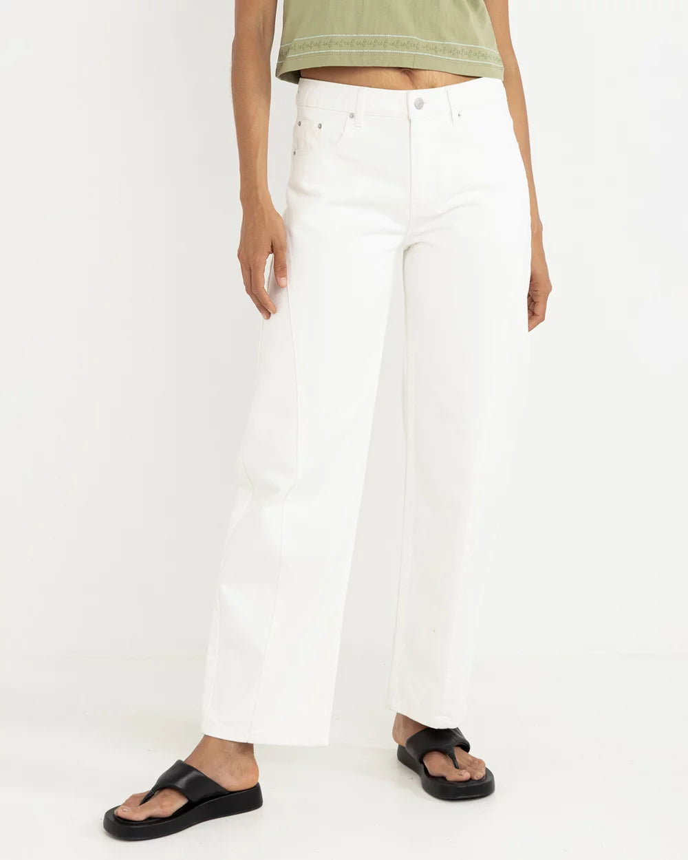 Rhythm LowRise Barrel Denim Pants