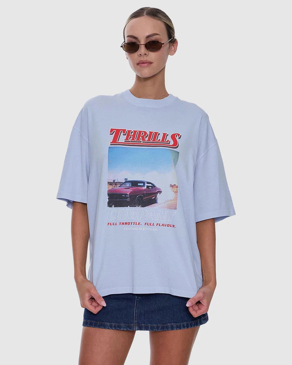 Thrills Full Throttle Oversized Tee