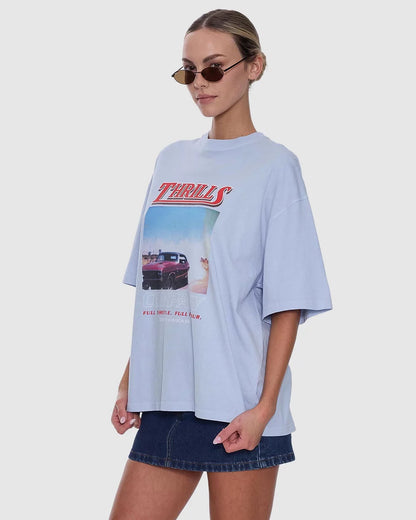 Thrills Full Throttle Oversized Tee